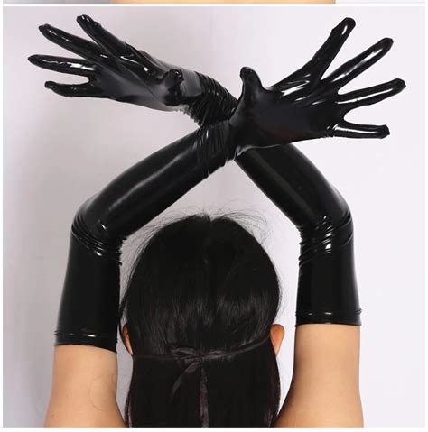 sexy latex gloves|Amazon.com: Long Latex Gloves